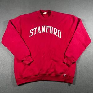 Stanford Men's Red and Burgundy Sweatshirt